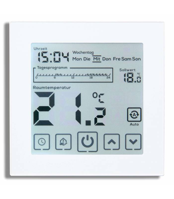 Panel de termostato, termostato digital, accesorio para el hogar,  termostato de agua para calefacción por suelo radiante para sala de estar  para