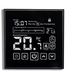 Цифровой термостат теплый пол EL06 Черный