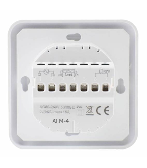 Thermostat d’ambiance Touch chauffage par le sol 16A EL2 Blanc