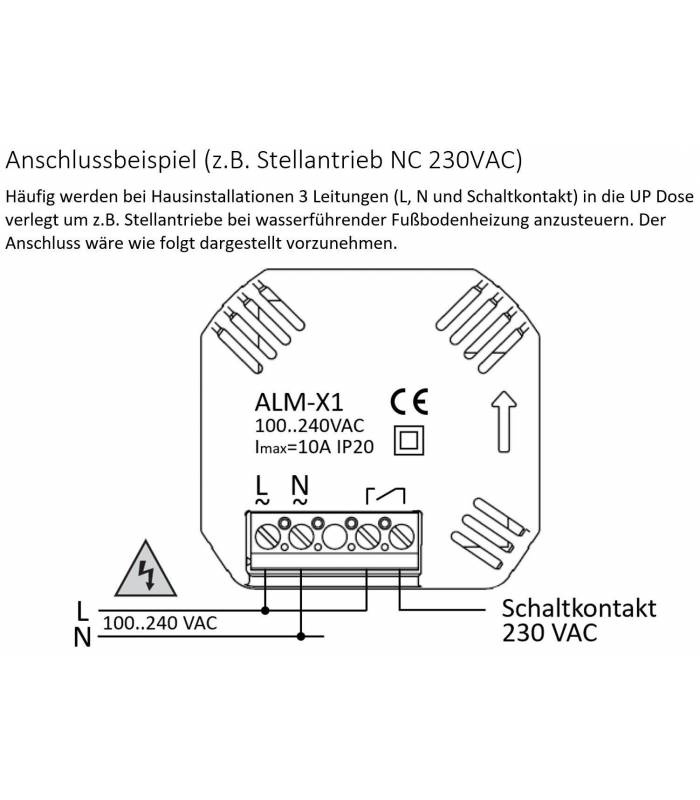 Digital Thermostat X1 multifunktional Raumthermostat Fussbodenheizung