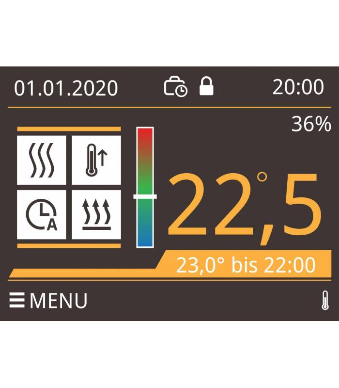 Termostato digital X1 Termostato de ambiente multifuncional Calefacción por  suelo radiante