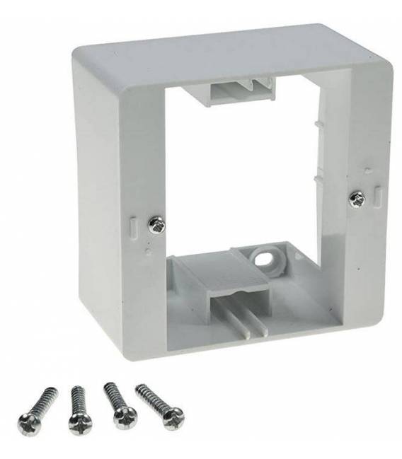 Surface-mounted frame 80x80x45mm with mounting hole