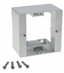 Surface-mounted frame 80x80x45mm with mounting hole