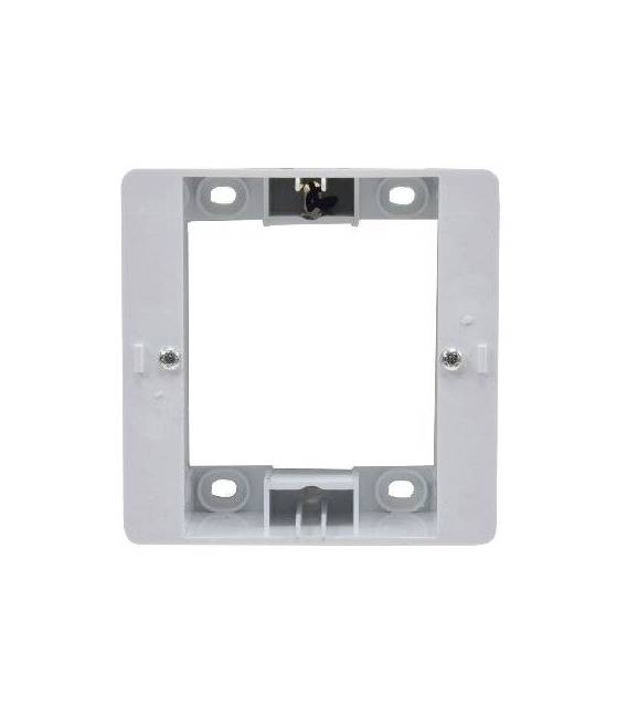 Surface-mounted frame 80x80x45mm with mounting hole