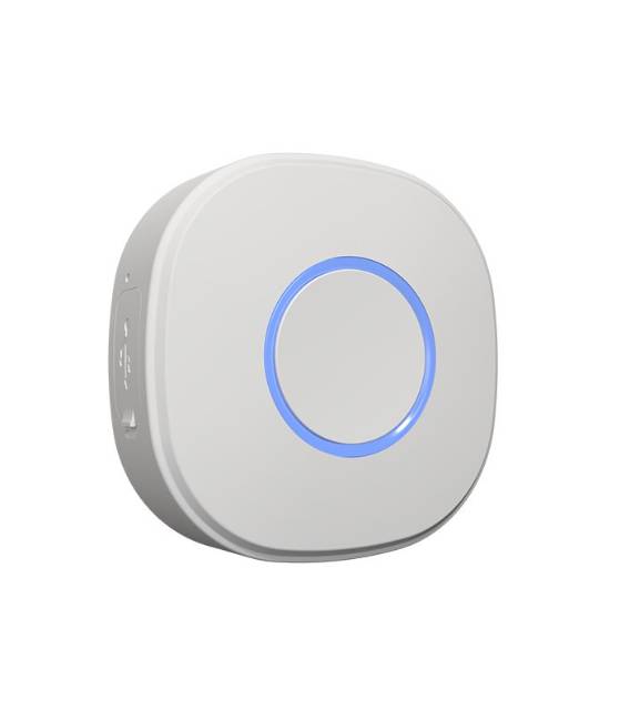 Shelly PlugnPlay Button1 Interrupteur et gradateur Wi-Fi Batterie Blanc