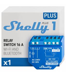 Shelly Unterputz Plus 1 Relais max 16A 1 Kanal WLAN BT