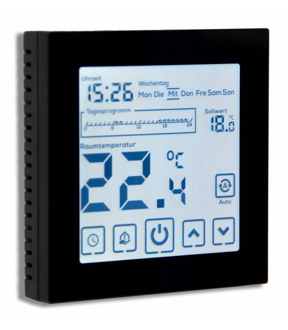 Termostato Digitale MQTT X2 Bianco per Riscaldamento a Pavimento