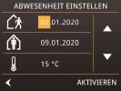 Abwesenheit programmierbar Digital Thermostat