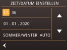 Zeitinformationen Digital Thermostat